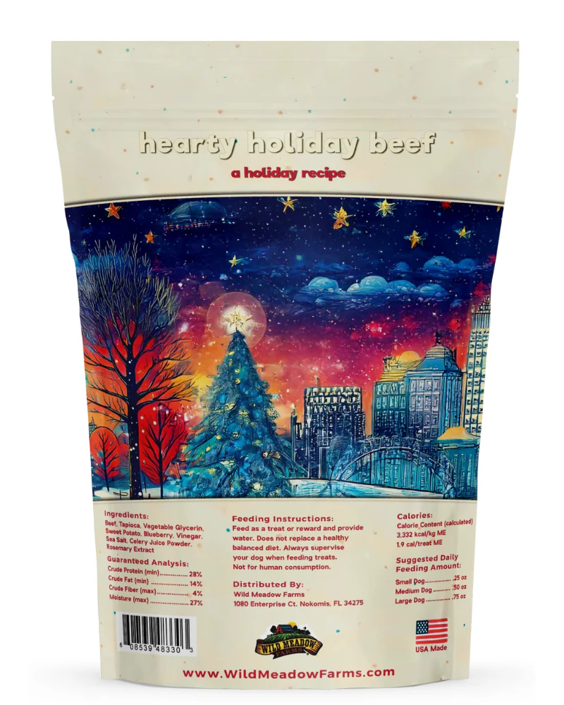 Hearty Holiday Beef Christmas Trainers Dog Treats - Image 2