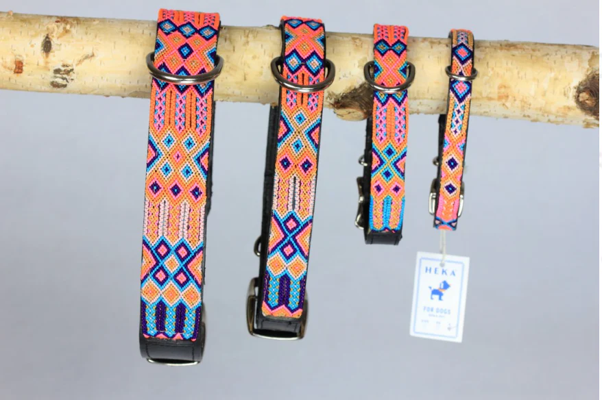 HEKA PET | Coral Leather Collar - Image 4