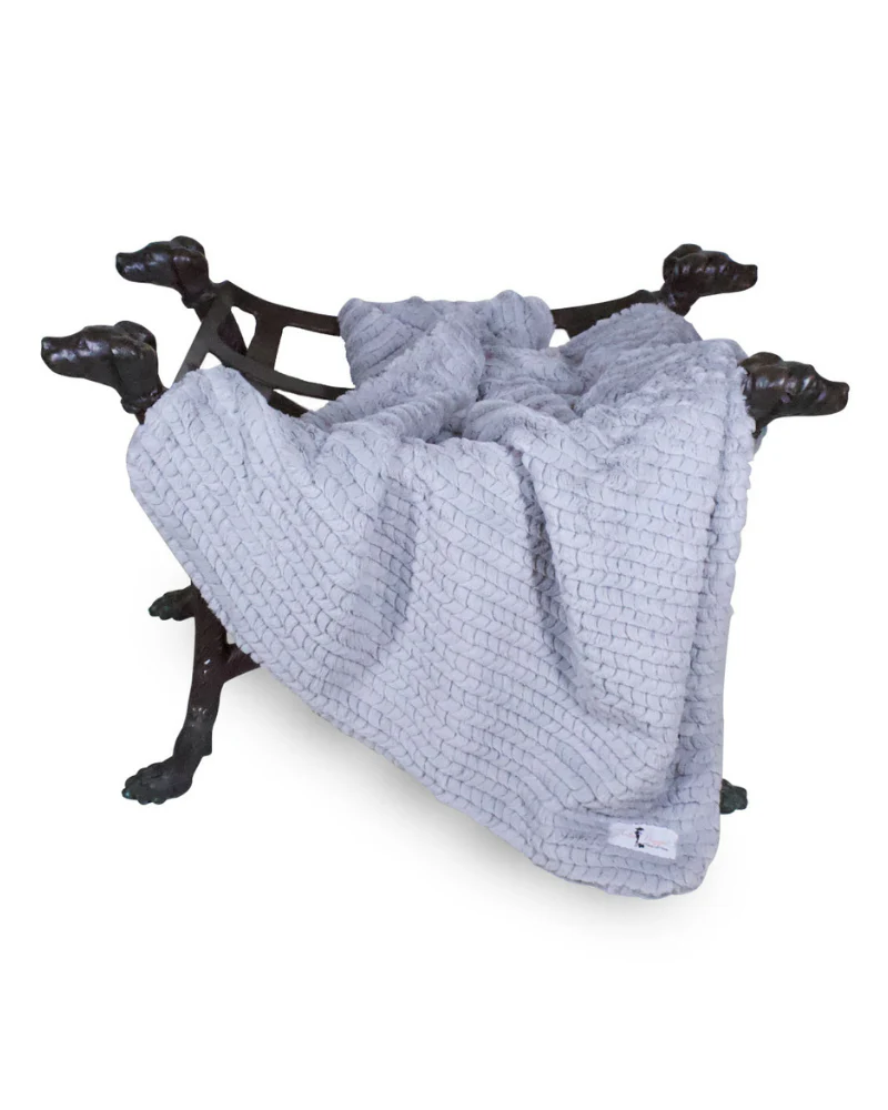 Paris Dog Blanket in Sterling (Made in the USA) - Image 2