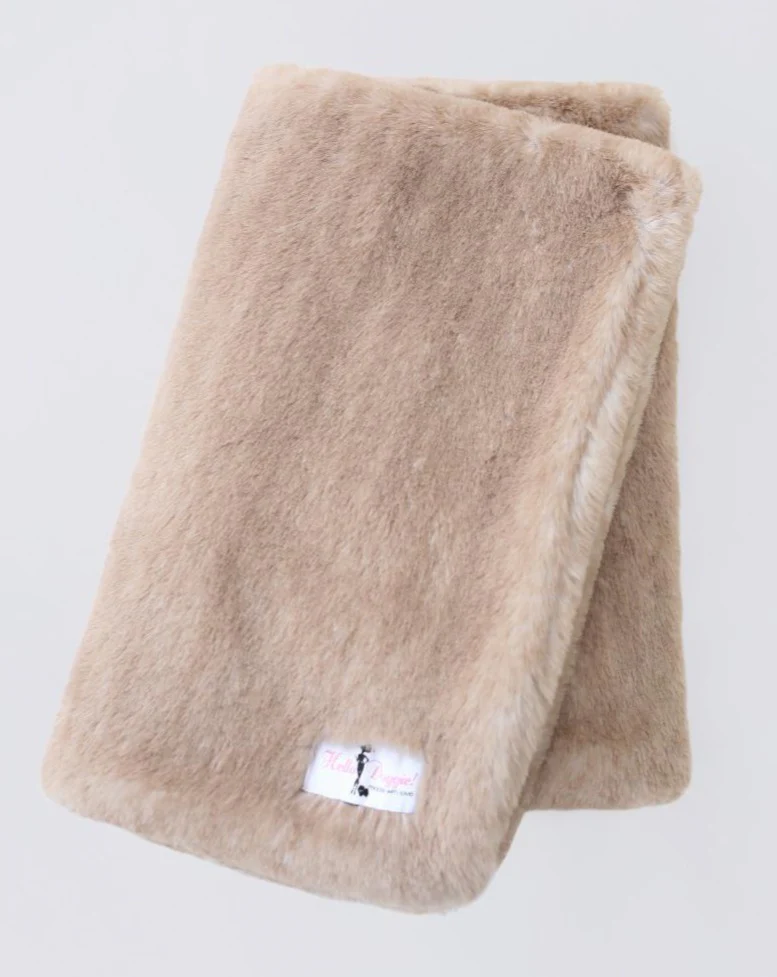 Teddy Bear Plush Dog Blanket (Made in the USA) - Image 2