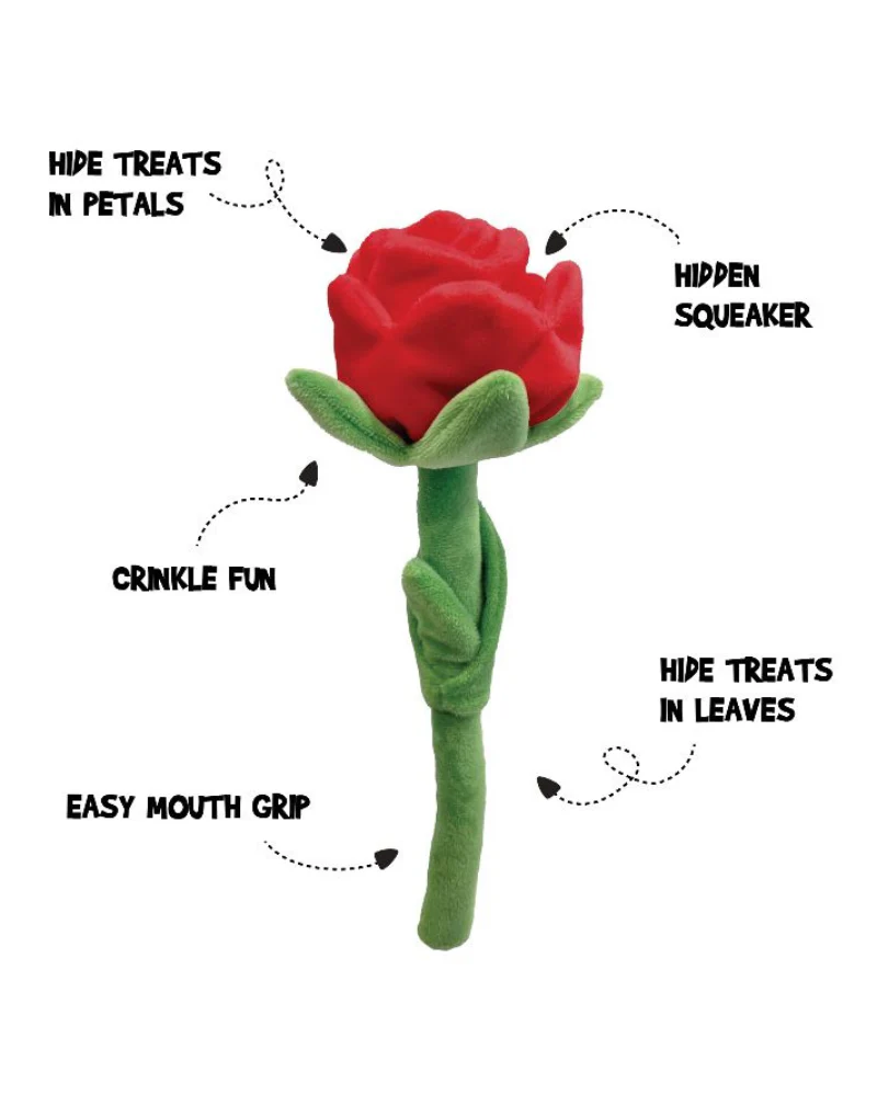 Hide 'N Seek Rose Plush Dog Toy - Image 9
