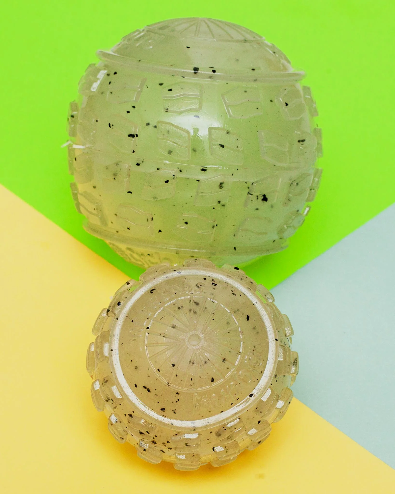 High Roller Glow in the Dark Ball Dog Toy - Image 4