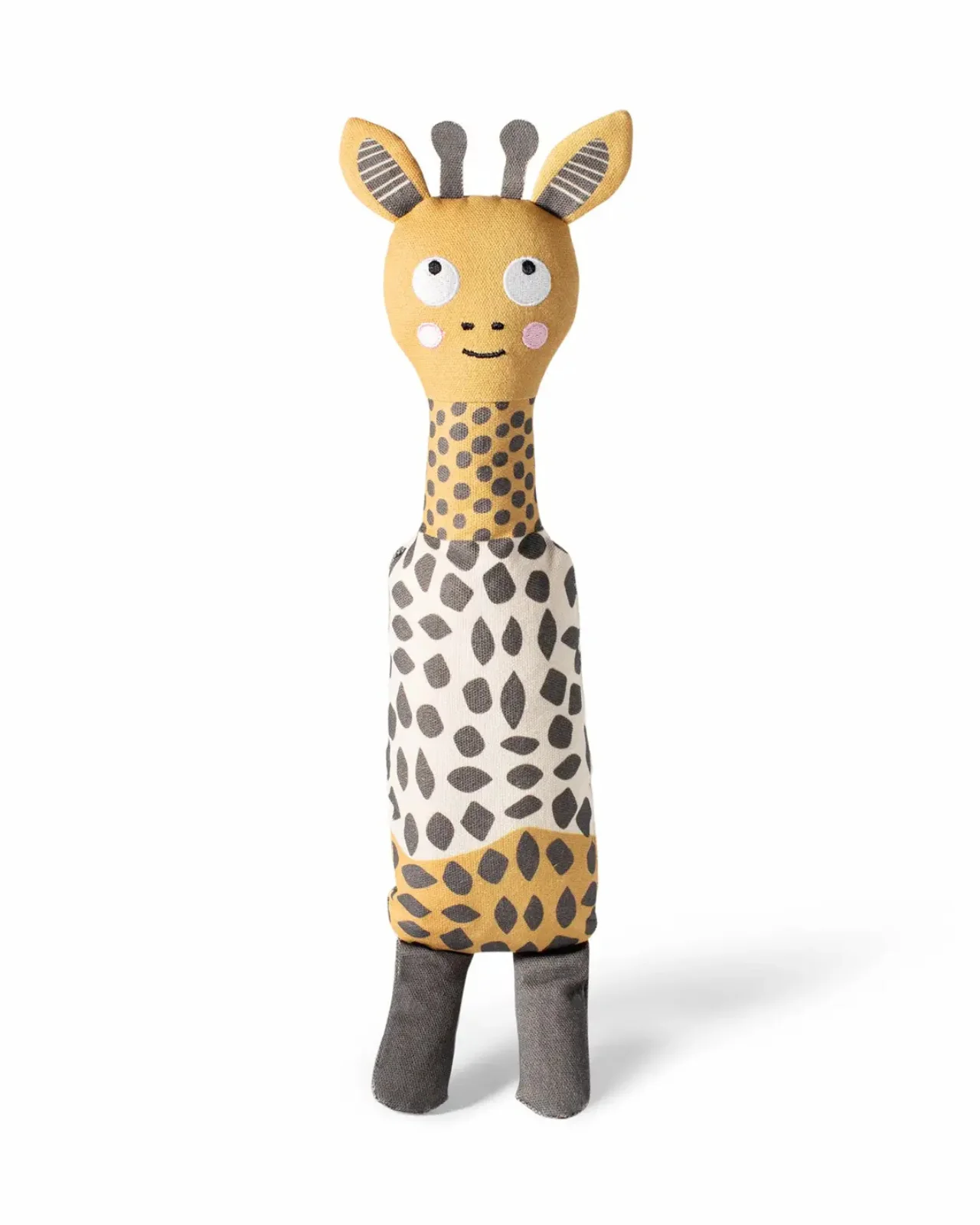 High There! Canvas Squeaky Giraffe Dog Toy - Image 3
