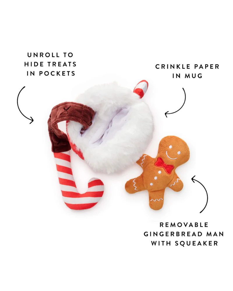 Holiday Hot Cocoa Interactive Snuffle Dog Toy - Image 3