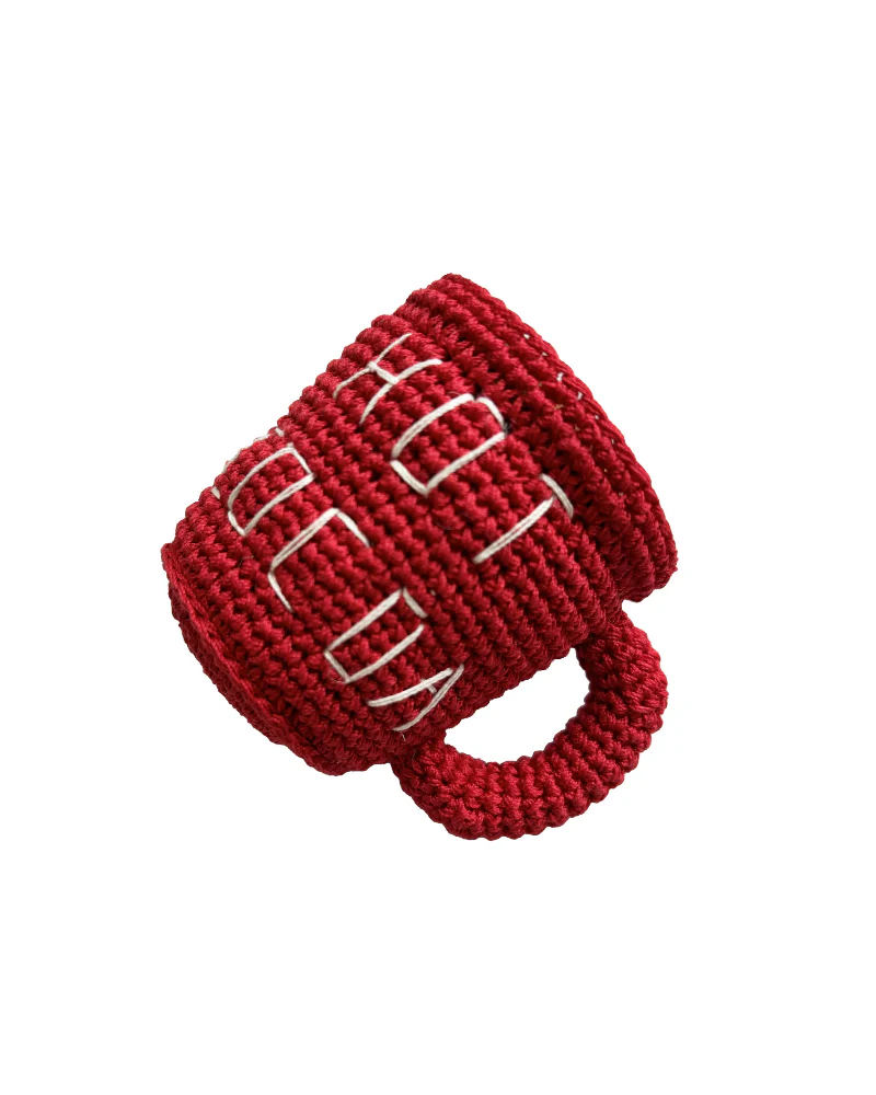 Hot Cocoa Organic Knit Dog Toy - Image 4