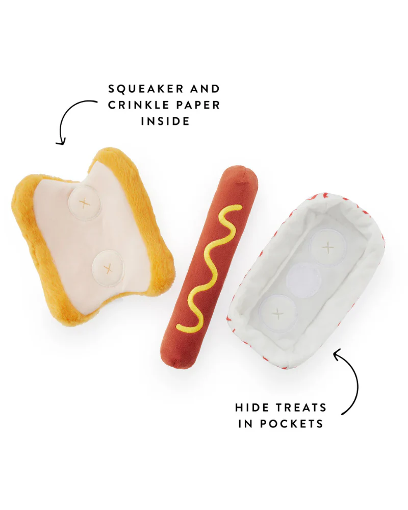 Hot Dog Interactive Snuffle Dog Toy - Image 2