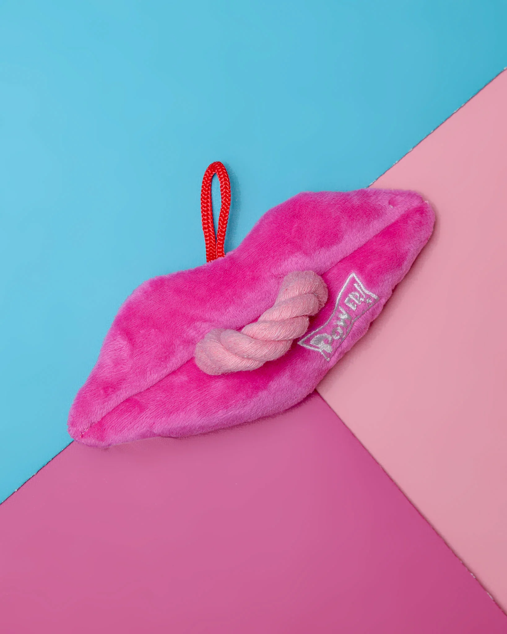 Hot Lips Plush Dog Toy (Small) (FINAL SALE) - Image 3