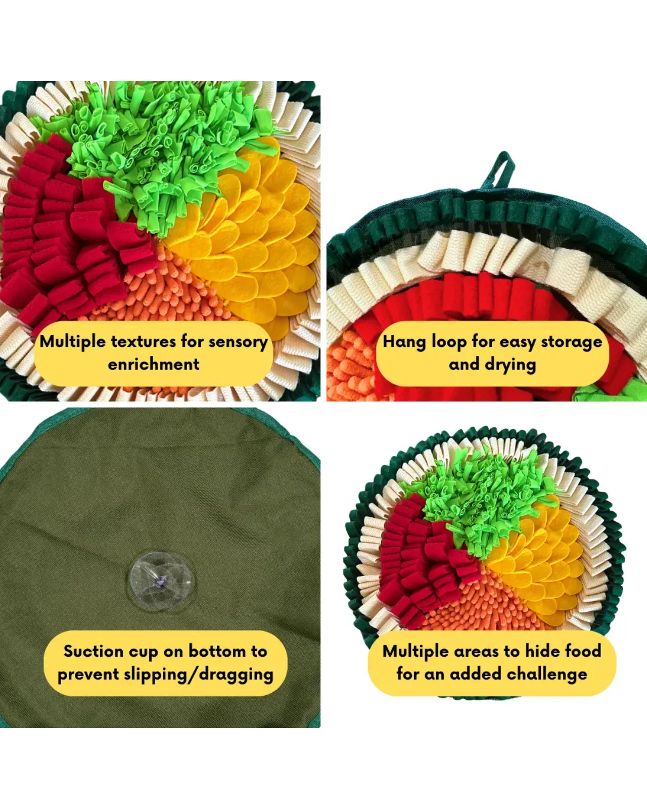 Hot Sushi Roll Interactive Snuffle Dog Toy - Image 8