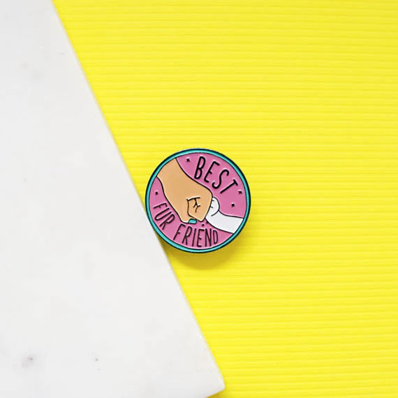 HOUSE OF WONDERLAND | Best Fur Friends Enamel Pin - Image 2