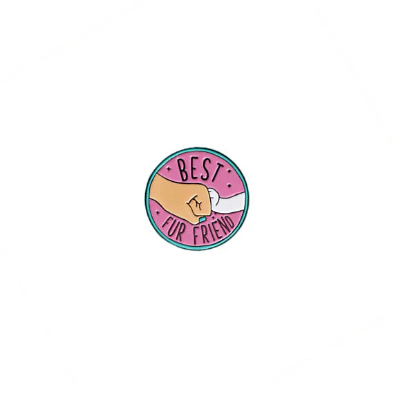 HOUSE OF WONDERLAND | Best Fur Friends Enamel Pin - Image 3