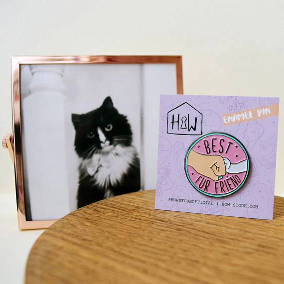 HOUSE OF WONDERLAND | Best Fur Friends Enamel Pin - Image 6