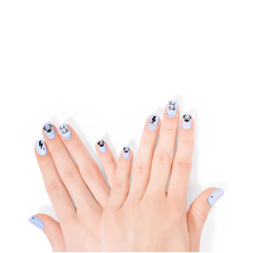 HOUSE OF WONDERLAND | Pugs Rockin Claws Nail Transfers - Image 2