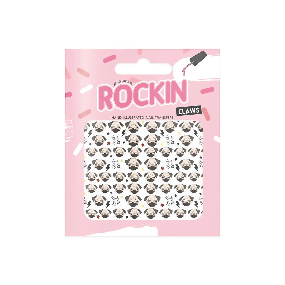 HOUSE OF WONDERLAND | Pugs Rockin Claws Nail Transfers - Image 3