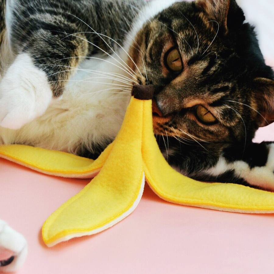 HOUSECAT CLUB | Banana Peel Catnip Toy - Image 3