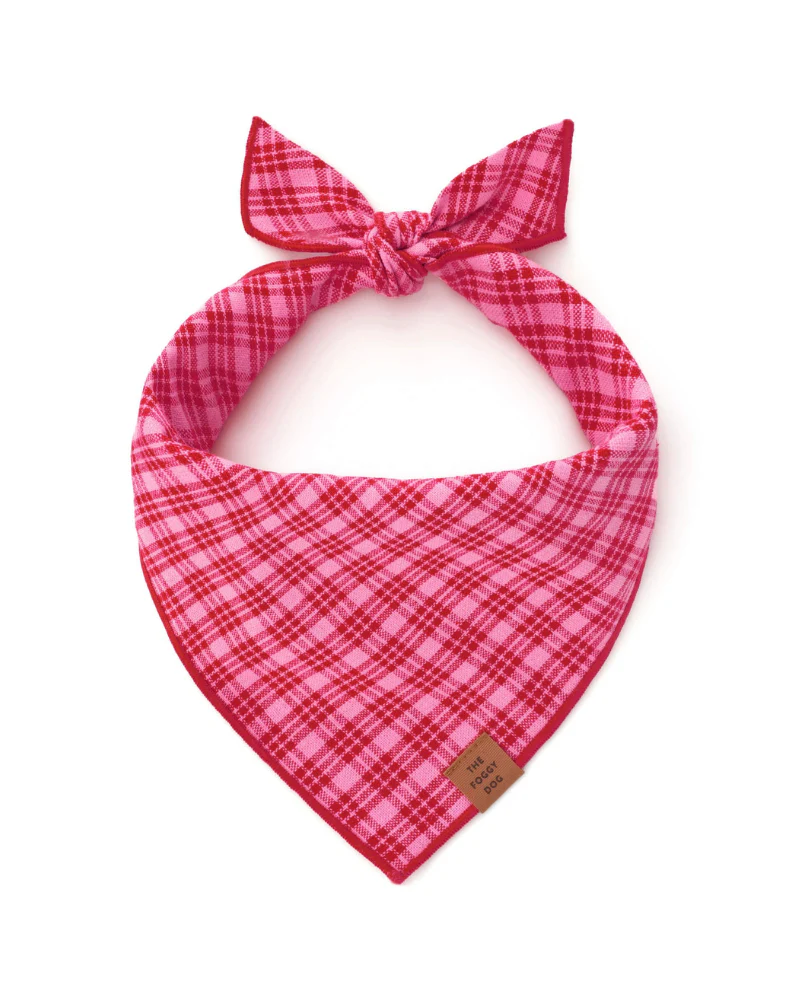 HTH x TFD Katherine Plaid Dog Bandana (Made in the USA)