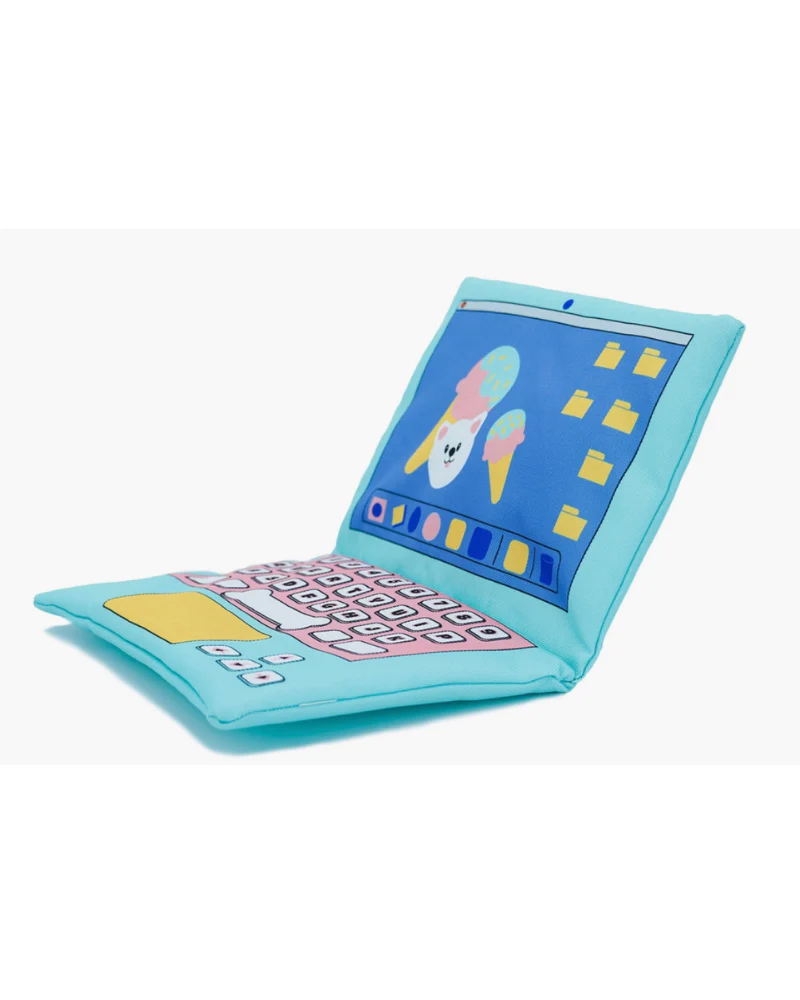 Laptop Crinkle & Squeak Dog Toy - Image 5