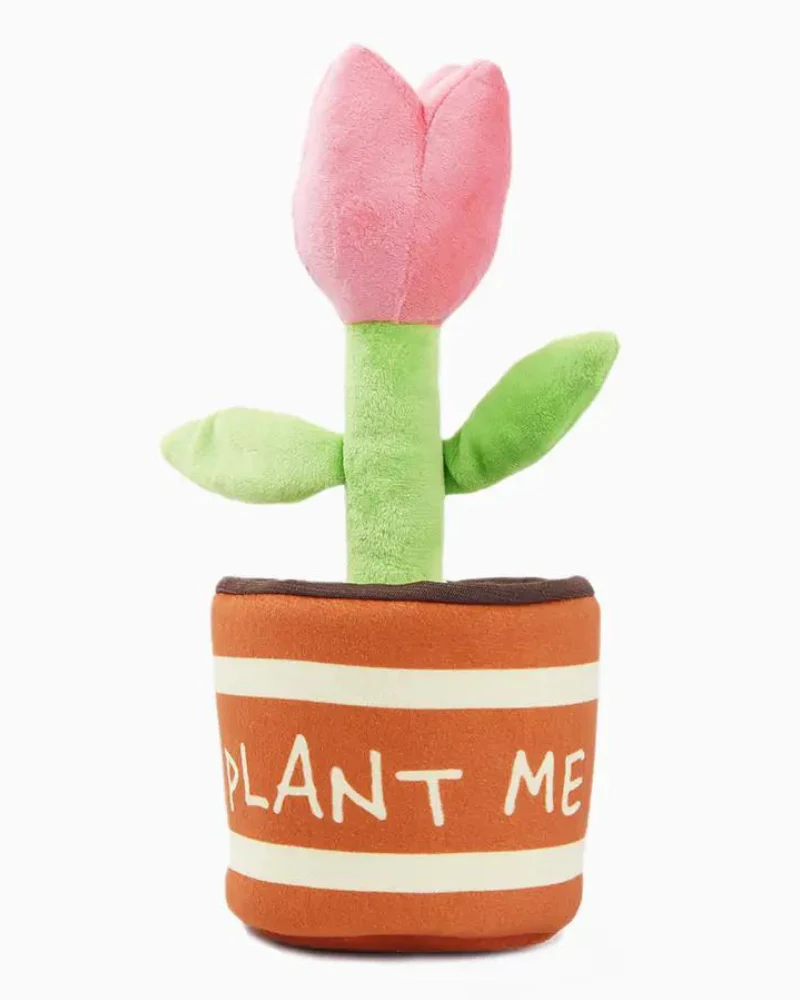 Potted Tulip 2-in-1 Squeaky Dog Toy - Image 3