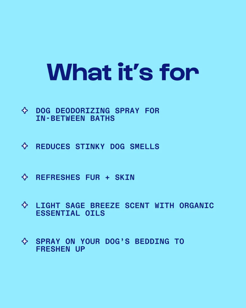 Humpday Coconut & Sage Dog Refresher Spray - Image 3
