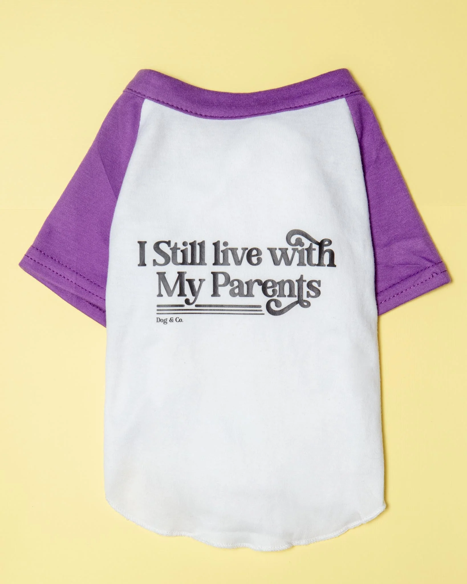 *I Still Live with My Parents* Graphic Dog T-Shirt - Image 7