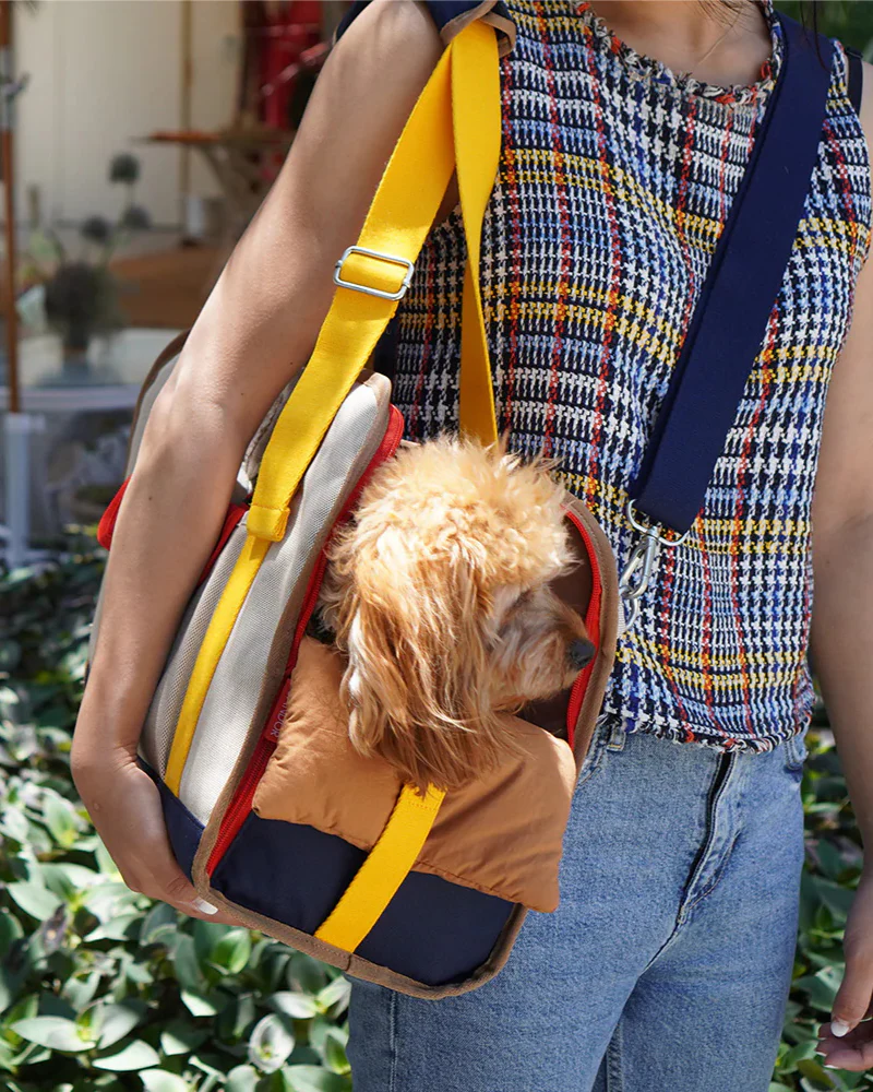 iBag Dog Carrier in Cream - Image 12