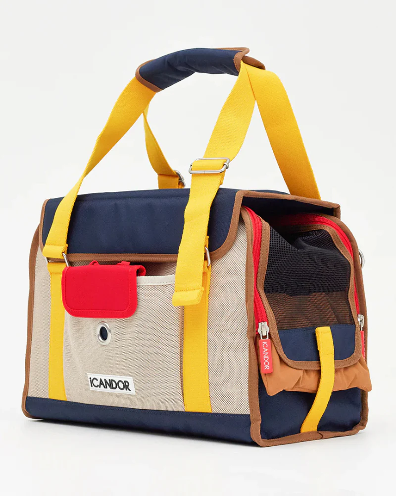 iBag Dog Carrier in Cream - Image 3