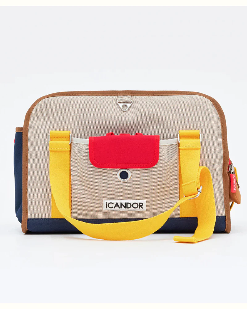 iBag Dog Carrier in Cream - Image 6