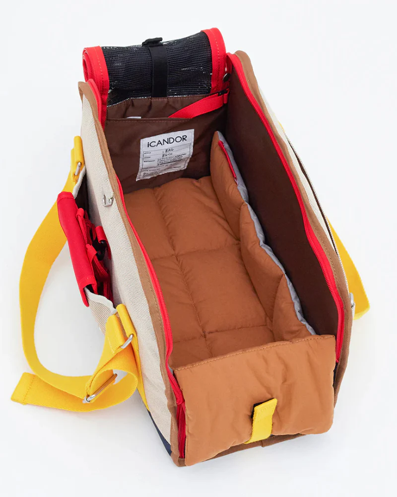 iBag Dog Carrier in Cream - Image 7