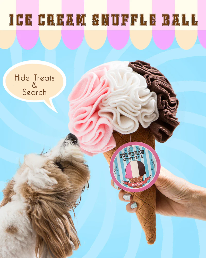Ice Cream Snuffle Ball Dog Toy - Image 2