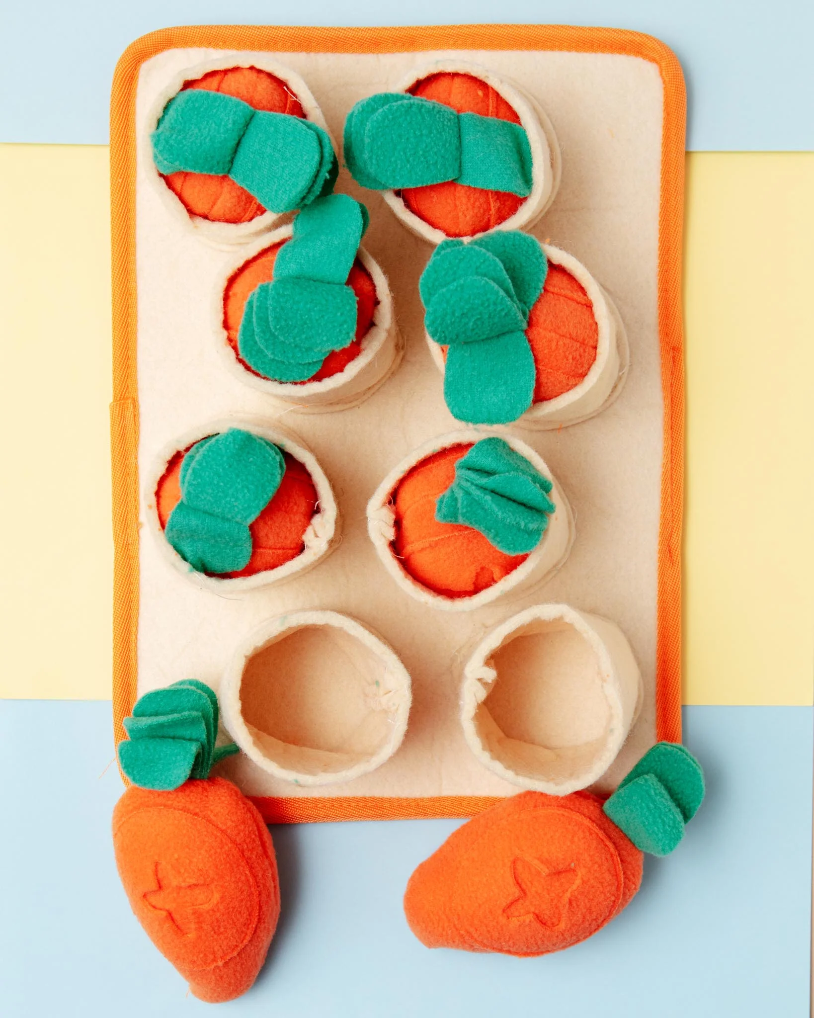 Carrot Patch Snuffle Feeding Toy for Dogs & Cats - Image 2