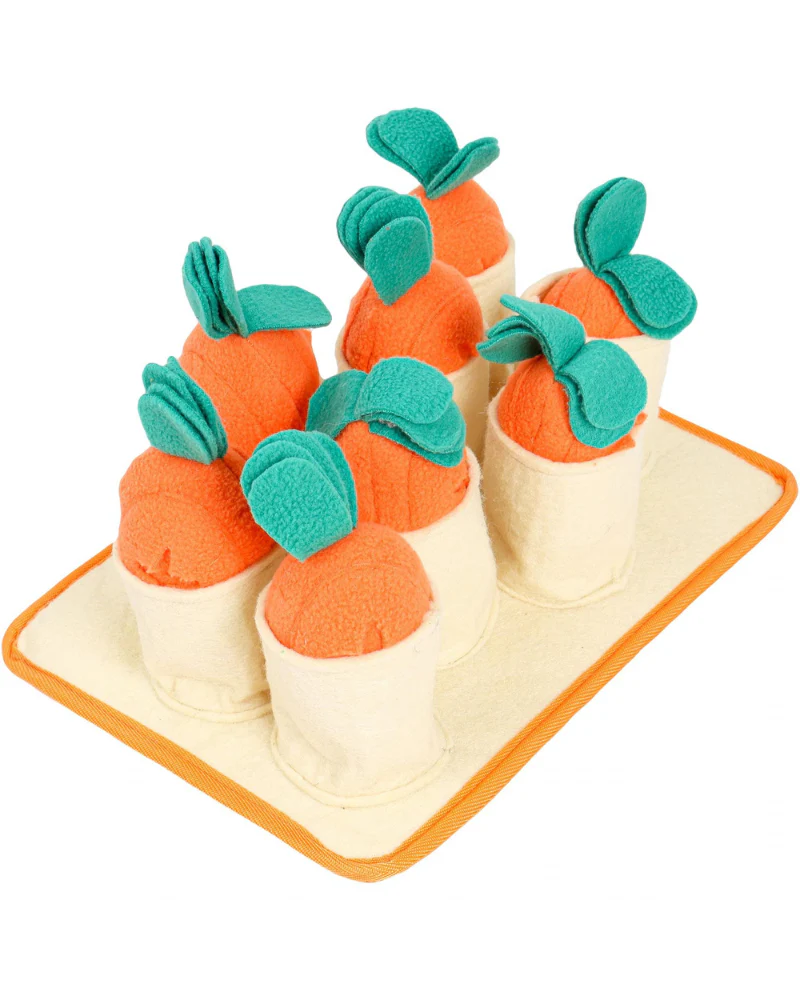 Carrot Patch Snuffle Feeding Toy for Dogs & Cats - Image 6