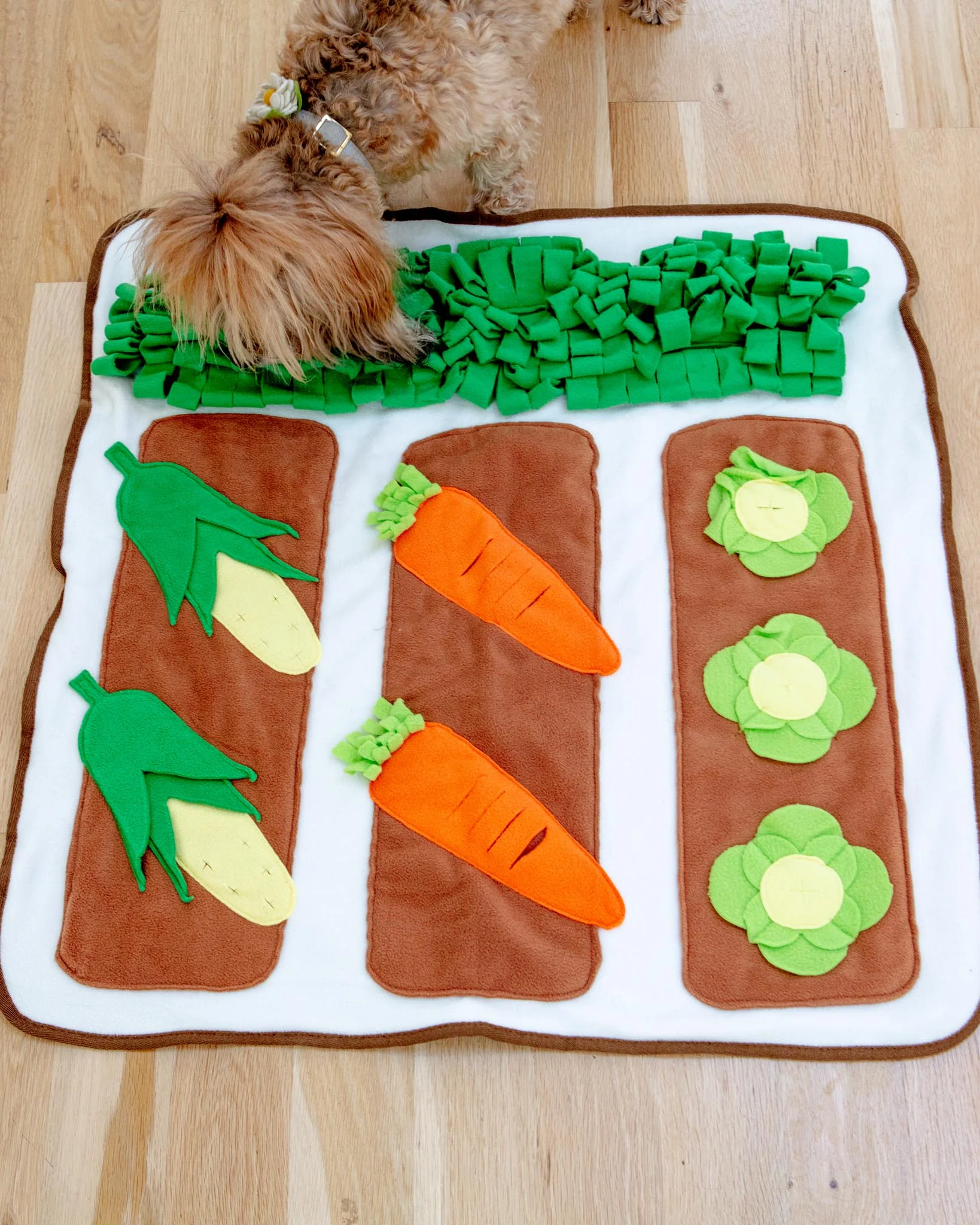 Spring Vegetable Garden Snuffle Dog Mat - Image 3