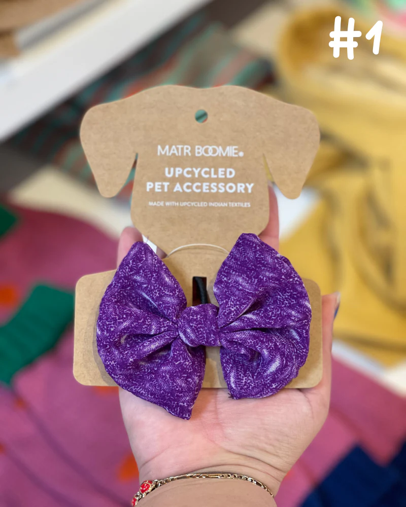 Ishivatva Dog Collar Bow - Assorted<br>(FINAL SALE) - Image 4