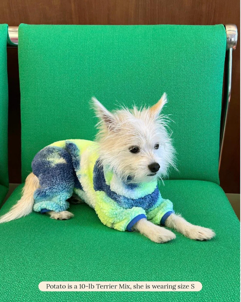 It's Groovy Baby Fleece Tie-Dye Onesie (FINAL SALE) - Image 8