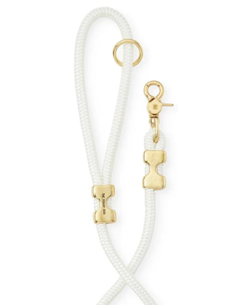 Ivory Marine Rope Dog Leash (Made in the USA) (FINAL SALE)