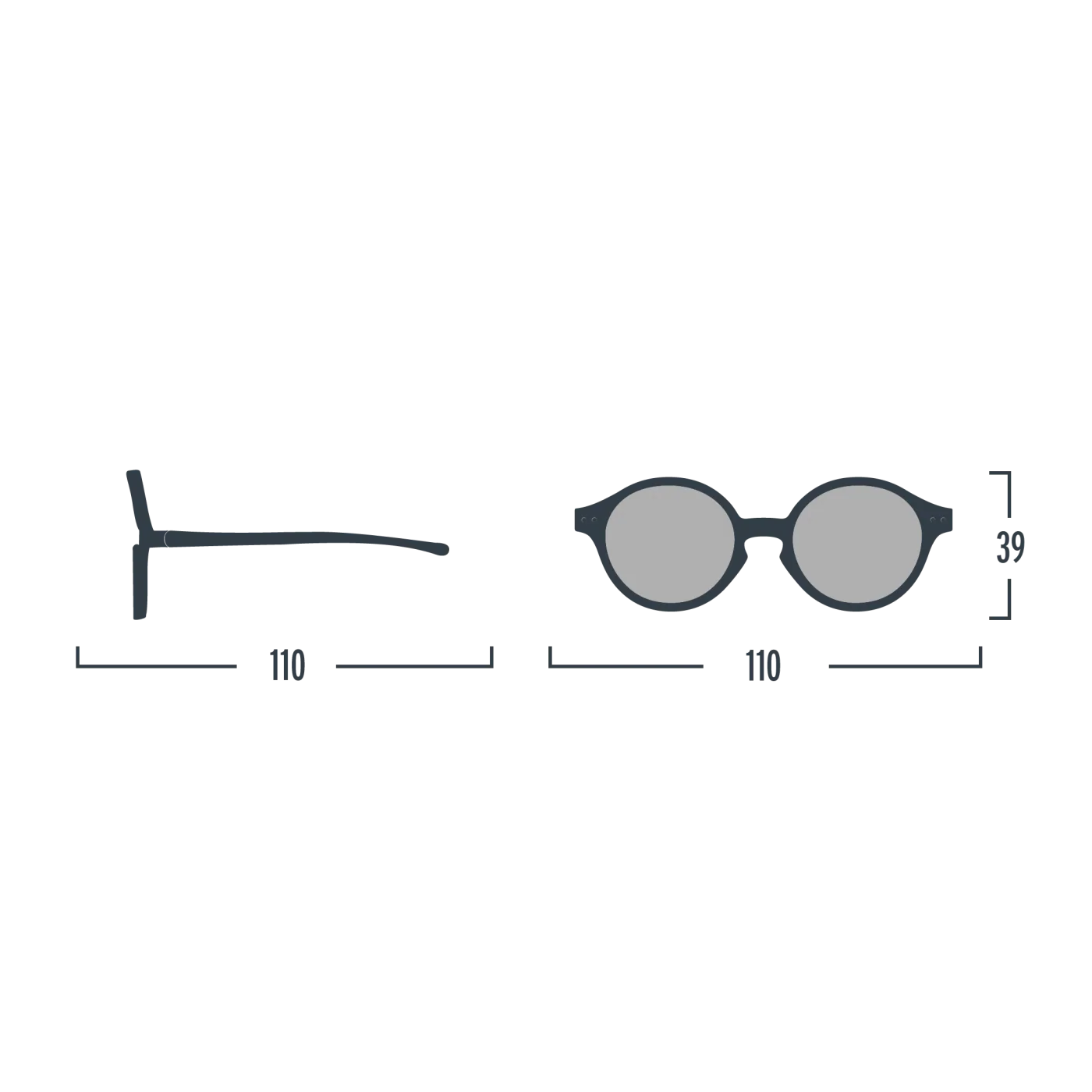 Baby Sunglasses in Milk White << FINAL SALE >> - Image 9