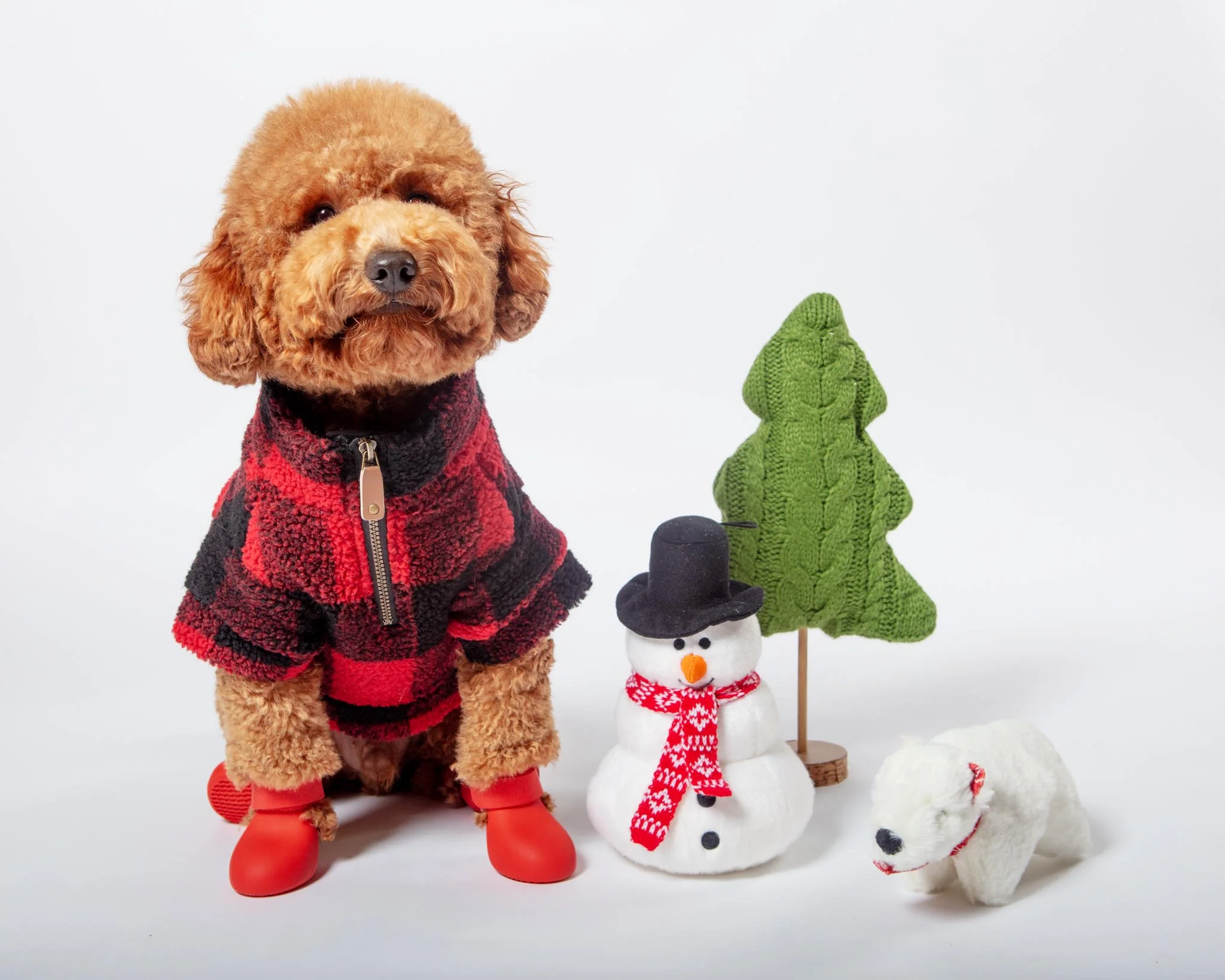 Jack Snowman Plush Dog Toy - Image 3