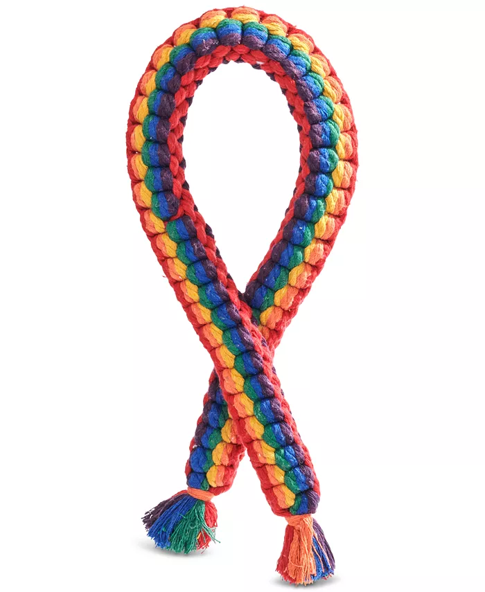 Rainbow Rope Dog Toy - Image 3