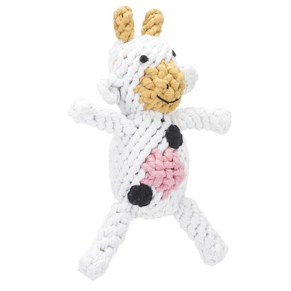 Claire the Cow Rope Dog Toy - Image 4