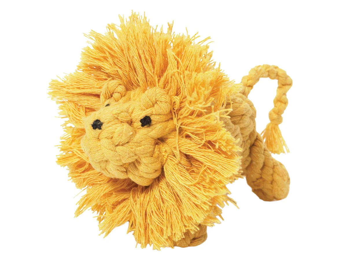 Larry the Lion Rope Dog Toy - Image 4