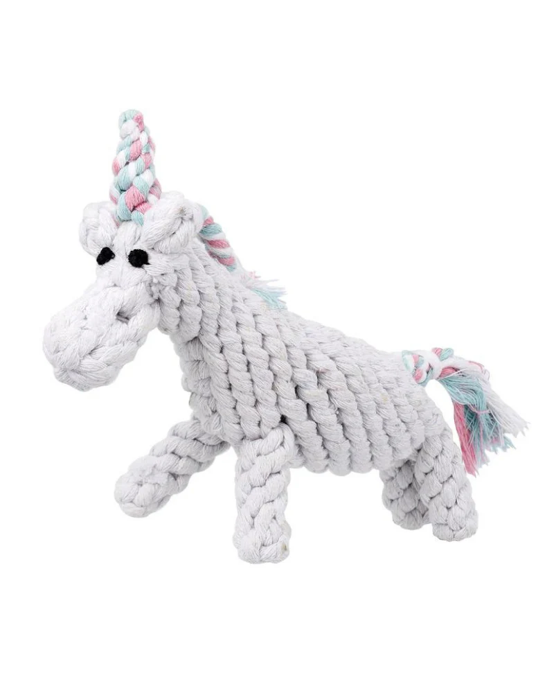 Unicorn Rope Dog Toy - Image 4