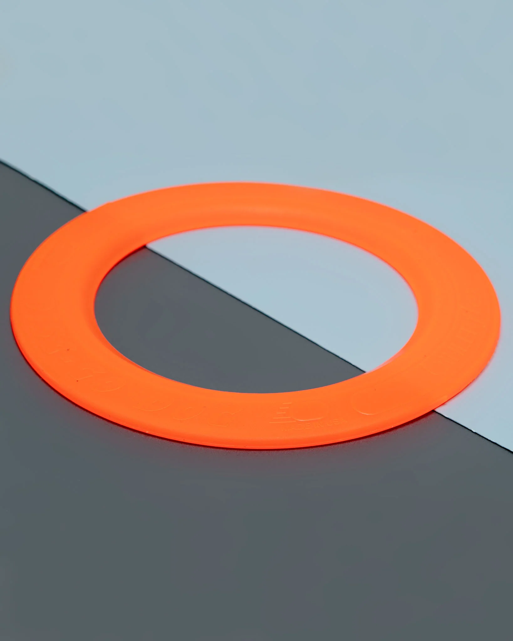 Disc-Go Dog Flying Disc in Orange (Made in the USA) - Image 2