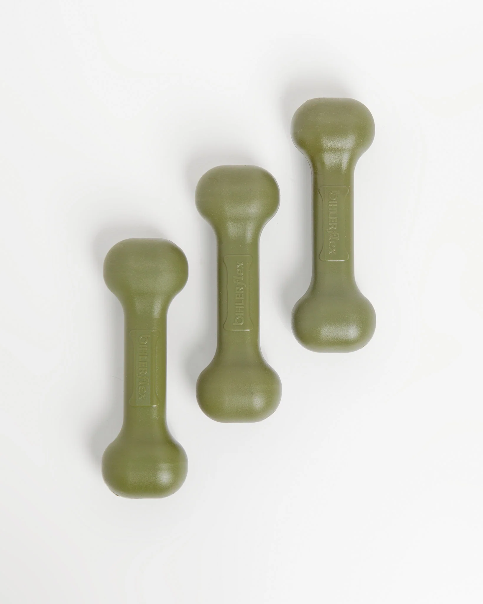 The Perfect Bone Dog Toy in Olive Green (Made in the USA) - Image 3