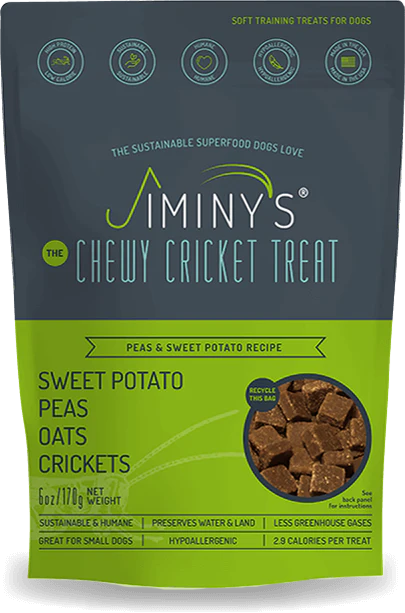 Cricket Dog Treats in Sweet Potato and Peas - Image 4