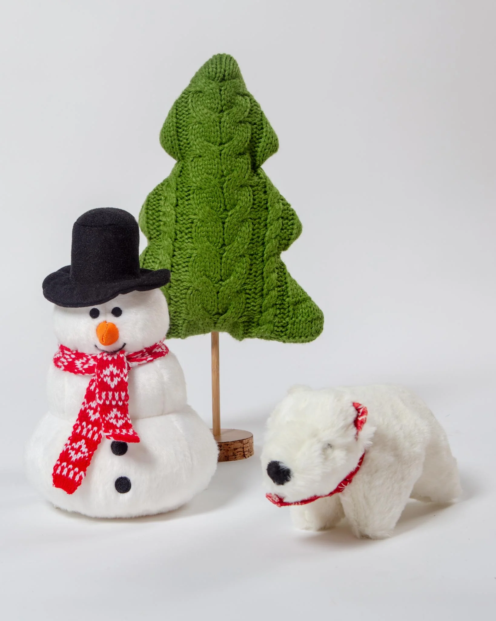 Snowy Polar Bear Squooshie Dog Toy - Image 3