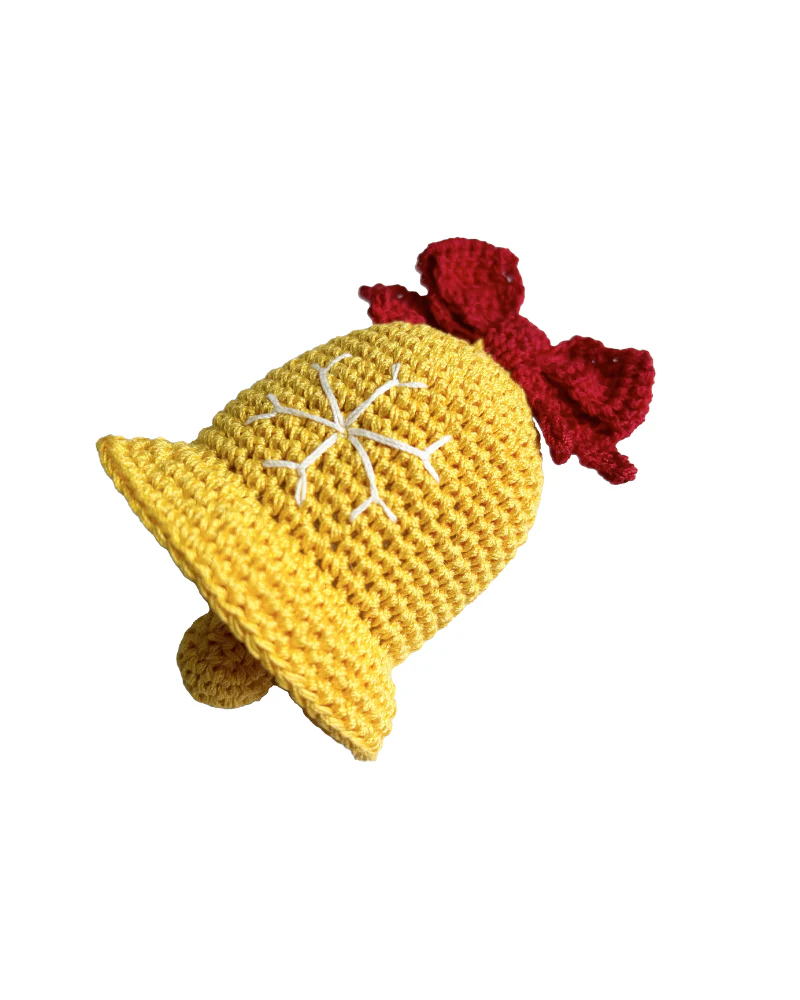 Jingle Bell Organic Knit Dog Toy - Image 3