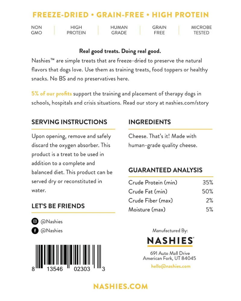 Just Cheese Freeze-Dried Dog Treats - Image 6