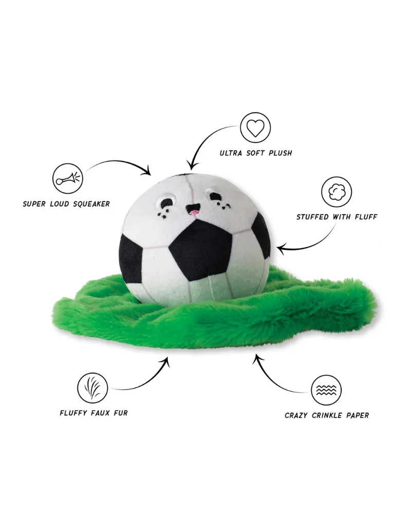 Just Kick it Plush Squeaky Dog Toy (FINAL SALE) - Image 3