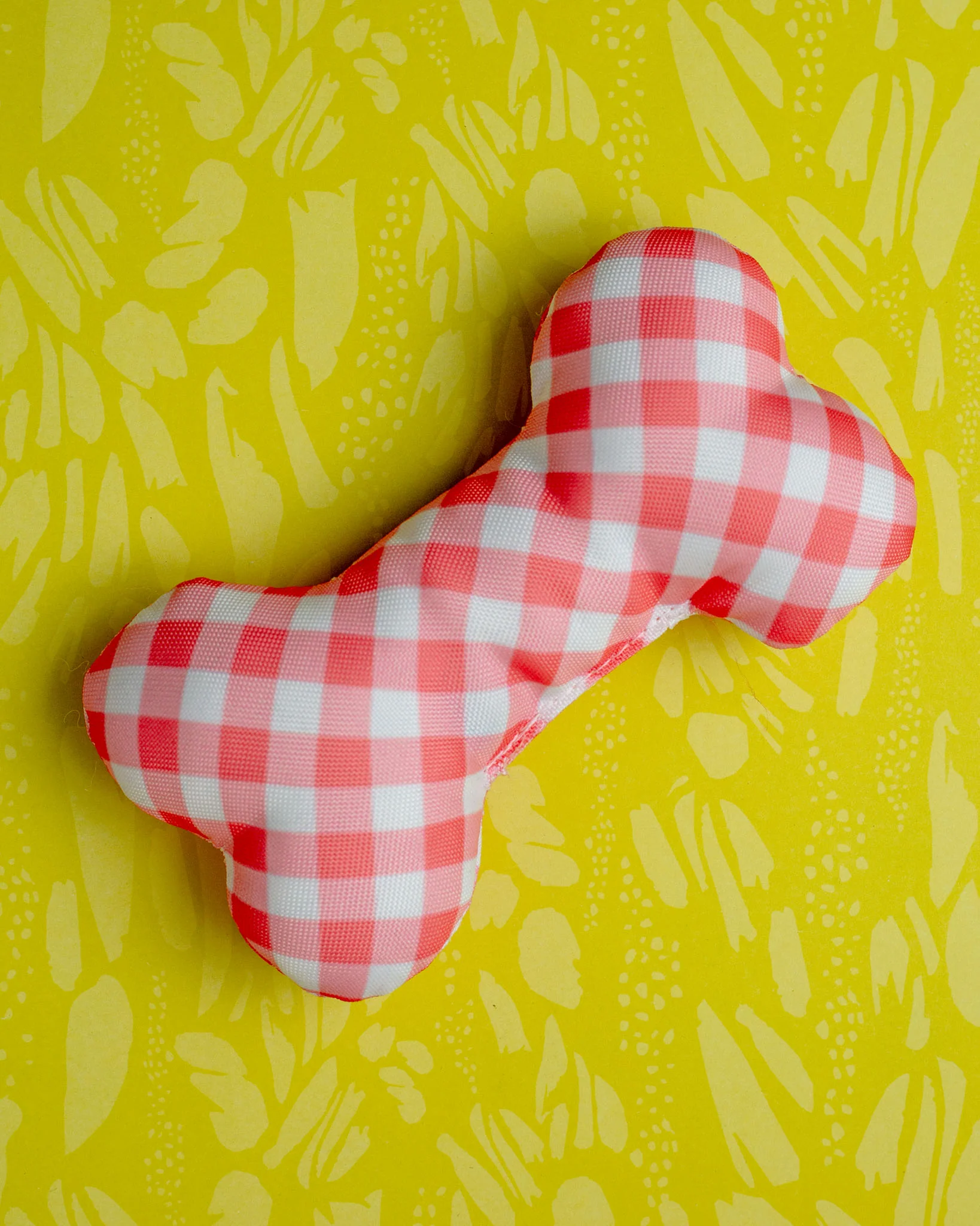 Just Peachy Squeaky Dog Bone Toy (Made in the USA) << FINAL SALE >>