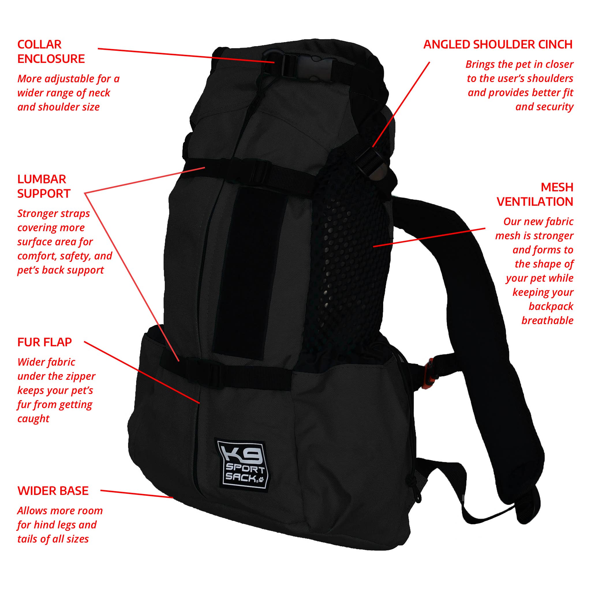 K9 Sport Sack Dog Backpack (Air 2) (FINAL SALE) - Image 6