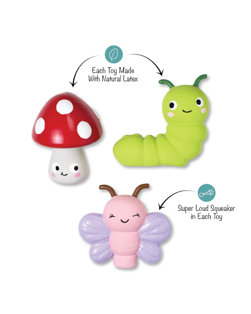 Keeping it Natural 3 Piece Squeaky Latex Dog Toy Set (FINAL SALE) - Image 3